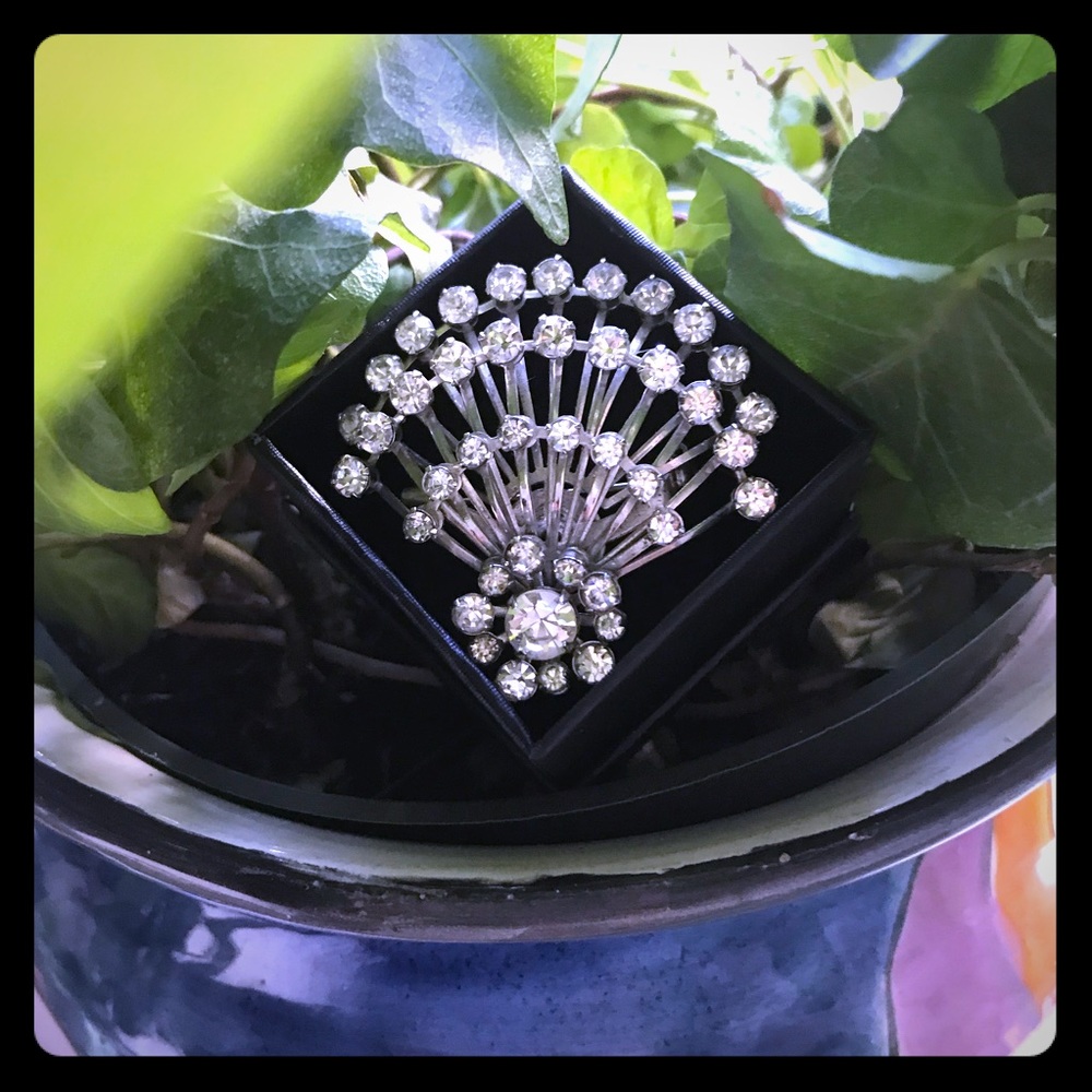 Vintage 1950’s Rhinestone Brooch